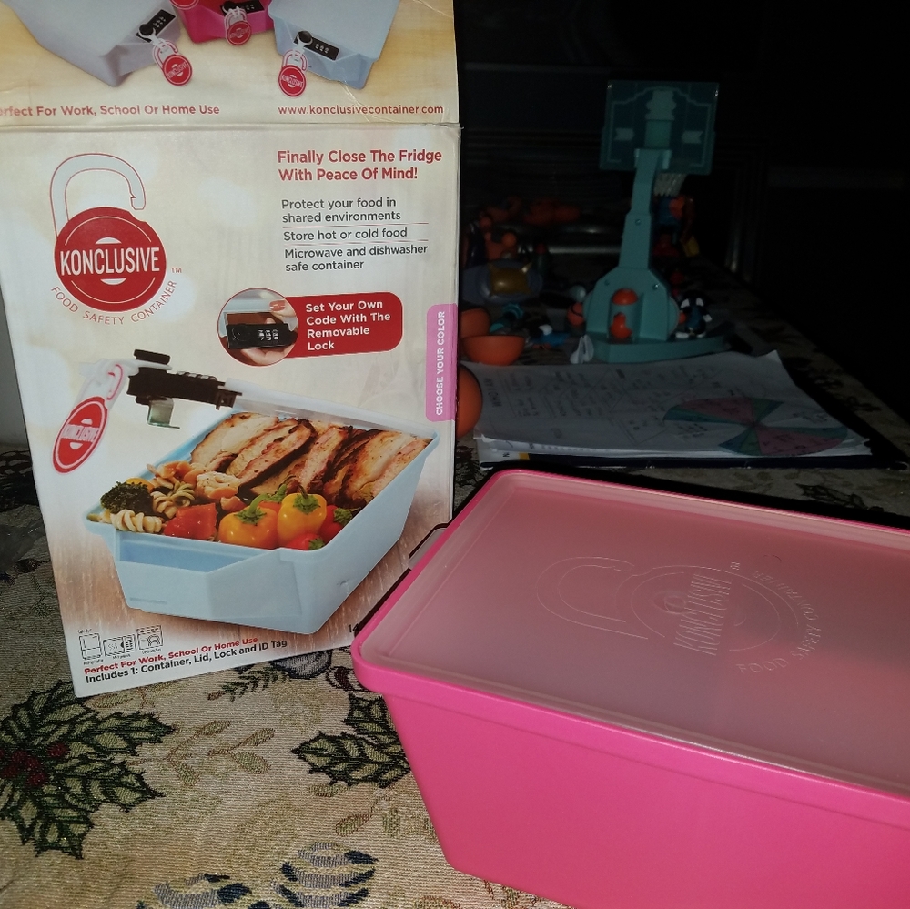 Plastic refrigerator lock box